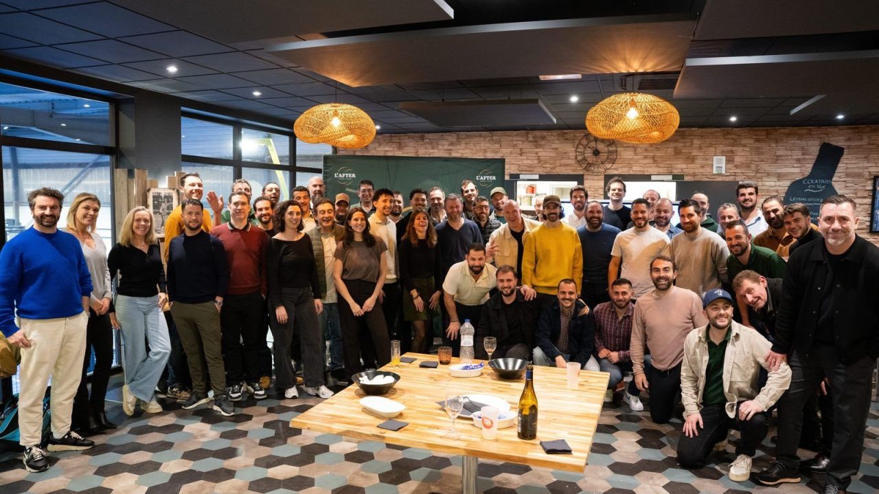 Les membres de L'After Padel Club réunis